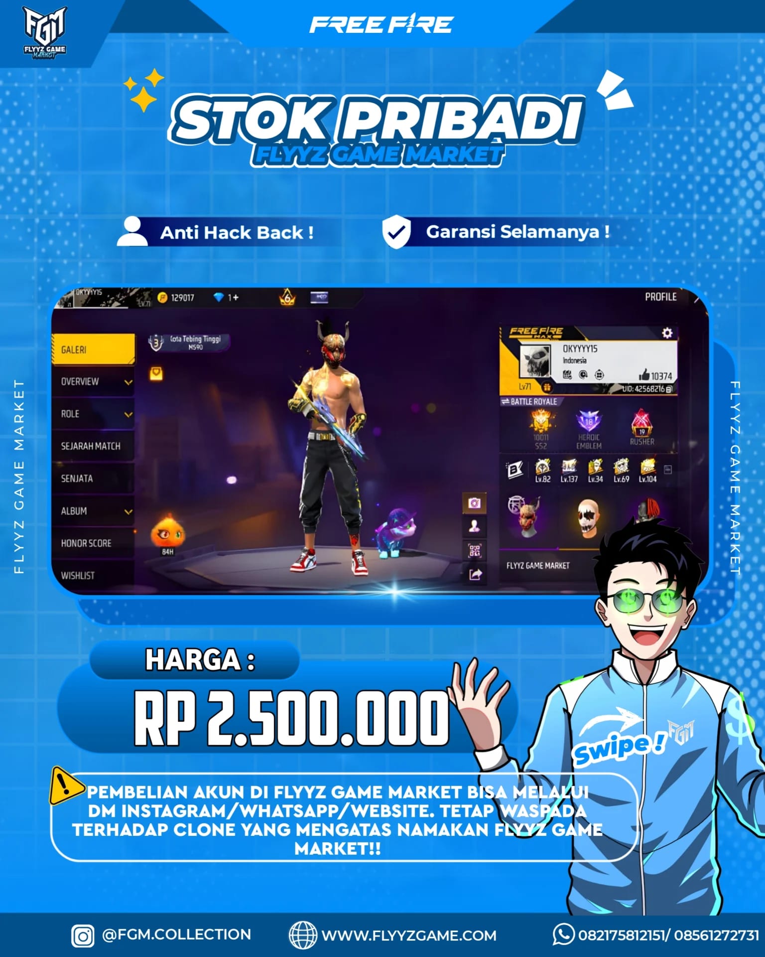 FF GANTENG - KODE 1108