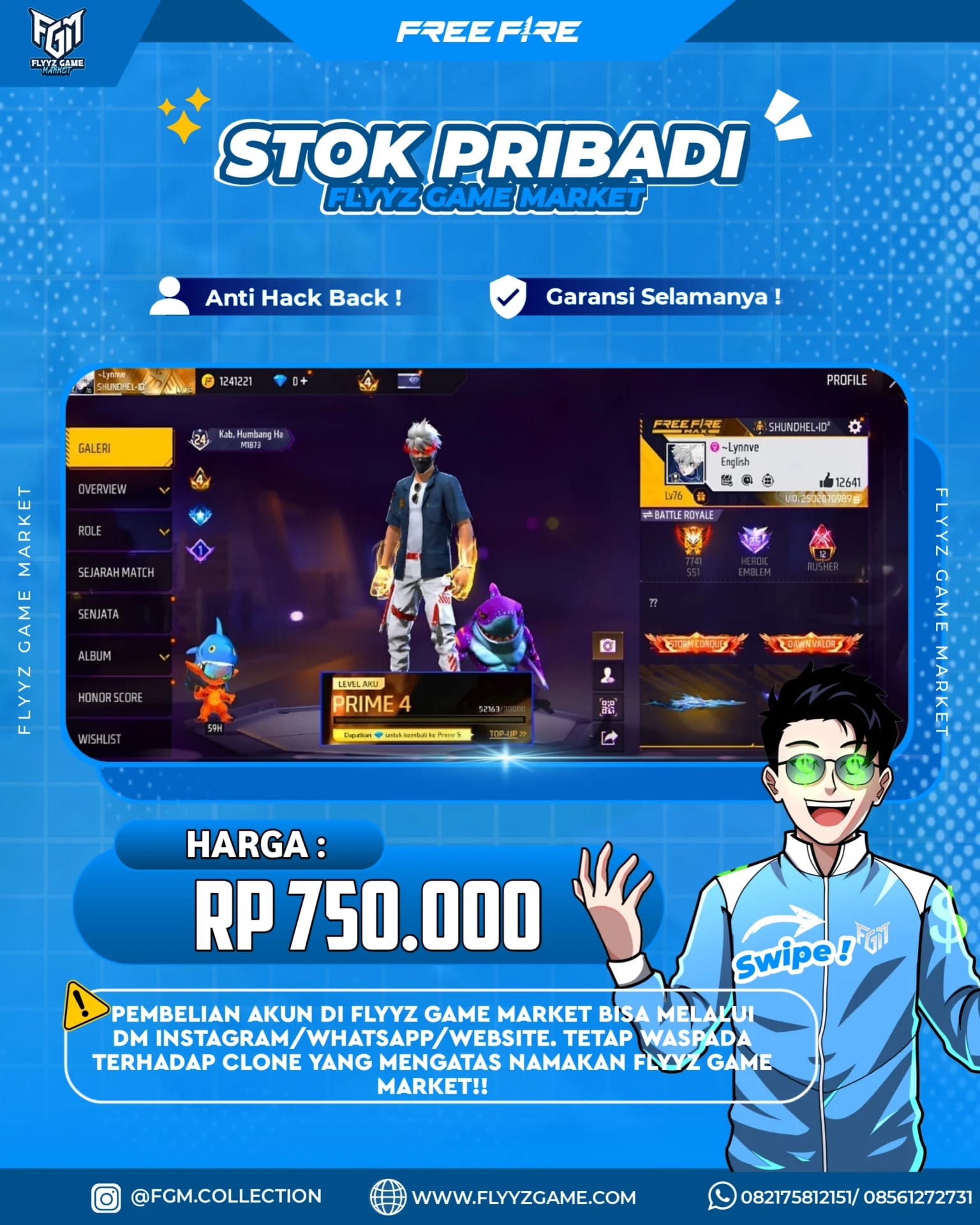 FF GANTENG - KODE 1104