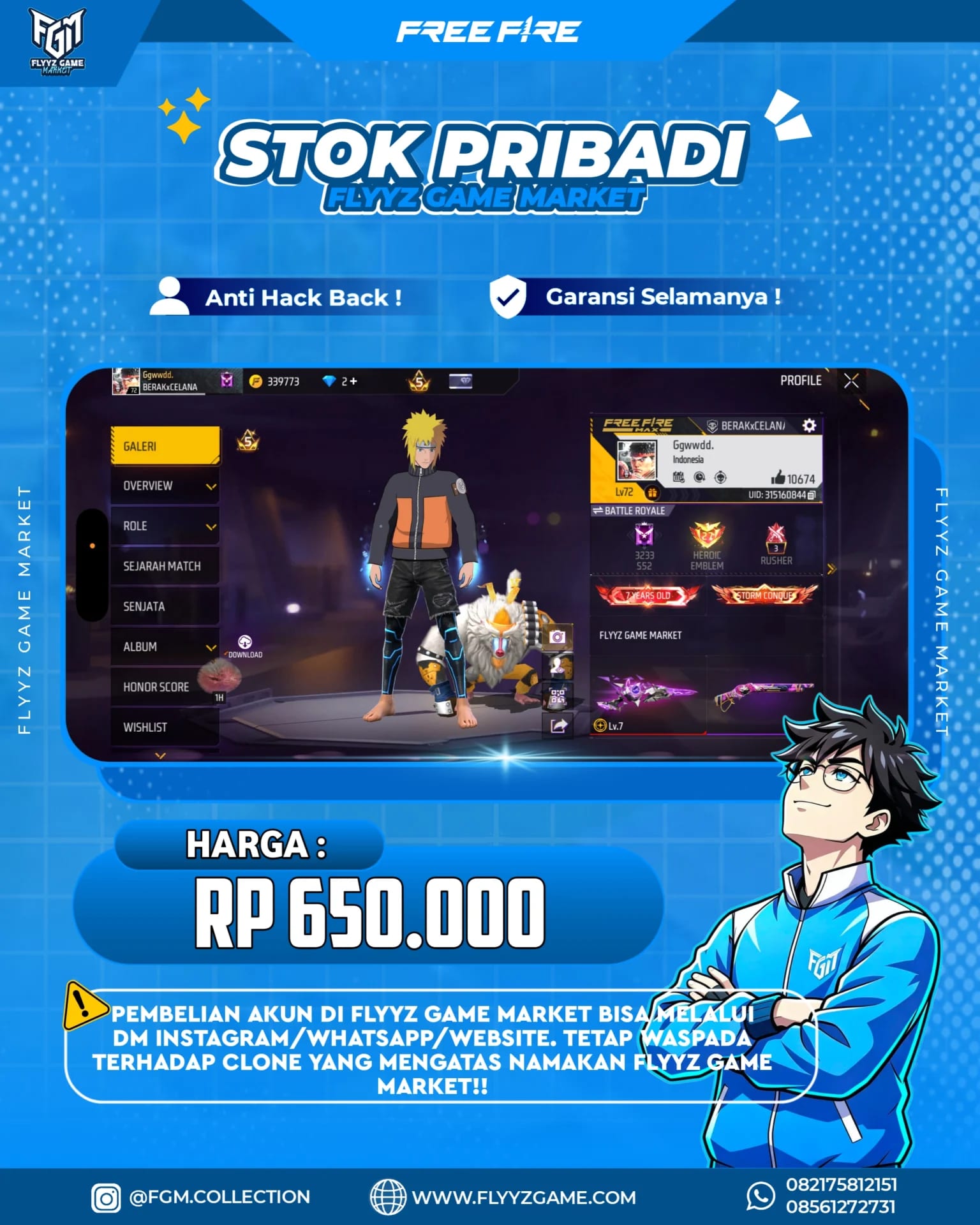 FF PELAJAR - KODE 1142